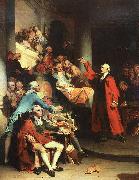 Peter F Rothermel Patrick Henry in the House of Burgesses of Virginia, Delivering his Celebrated Speech Against the St France oil painting artist